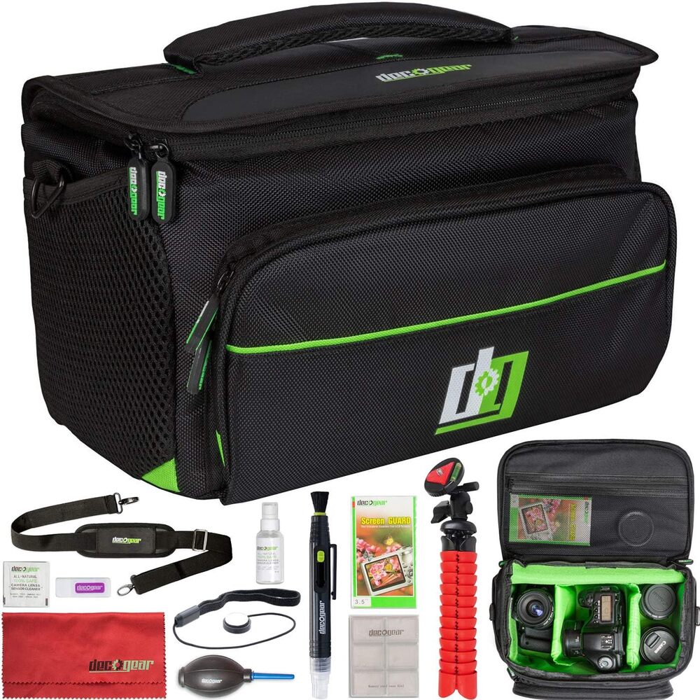 Deco Gear Protective Pro Designed Camera Bag Includes Bonus Photo Accessories